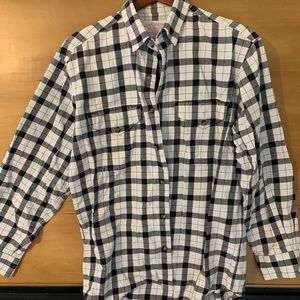 Filson black and white Alaskan guide shirt